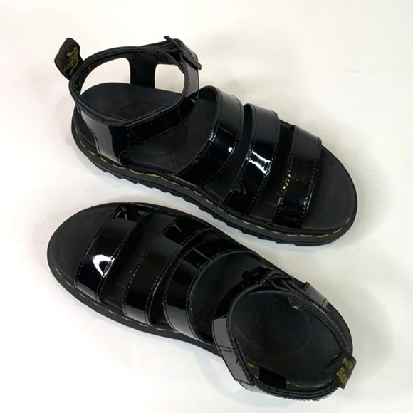 Dr. Martens Blaire Patent Leather Sandals - Picture 16 of 16